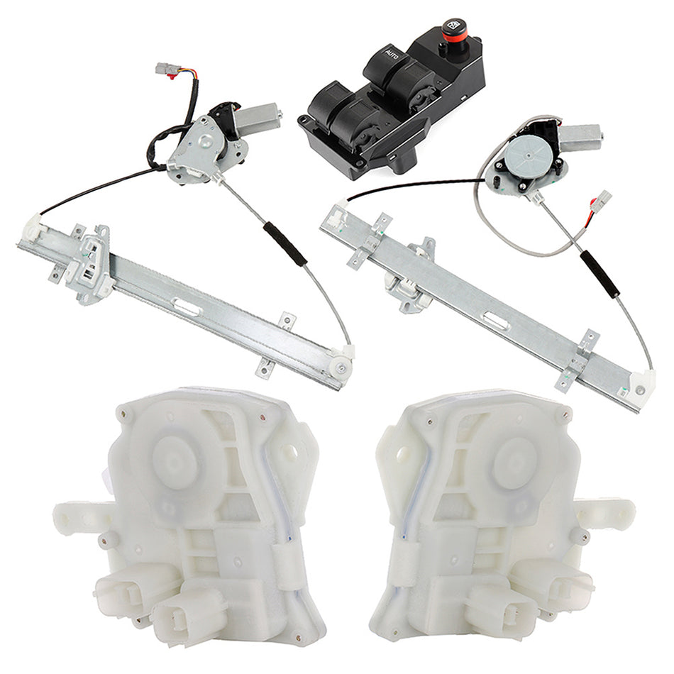 Power Window Regulator and Power Window Switch and Door lock Actuator (746-362) fit for Honda - 5PCS