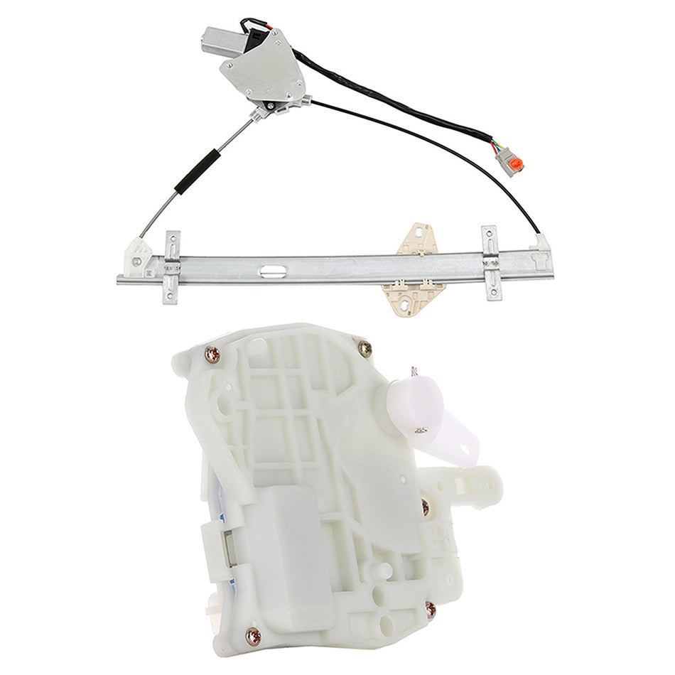 Fit For Honda CR-V 2.4L Door Lock Actuator & Window Regulator Front Driver Side
