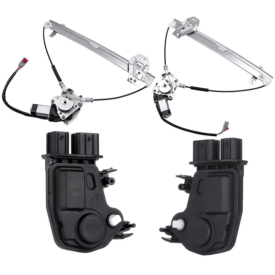 Fit For Honda Element 2.4L 03-11 Front RH/LH Door Lock Actuator and Window Regulator