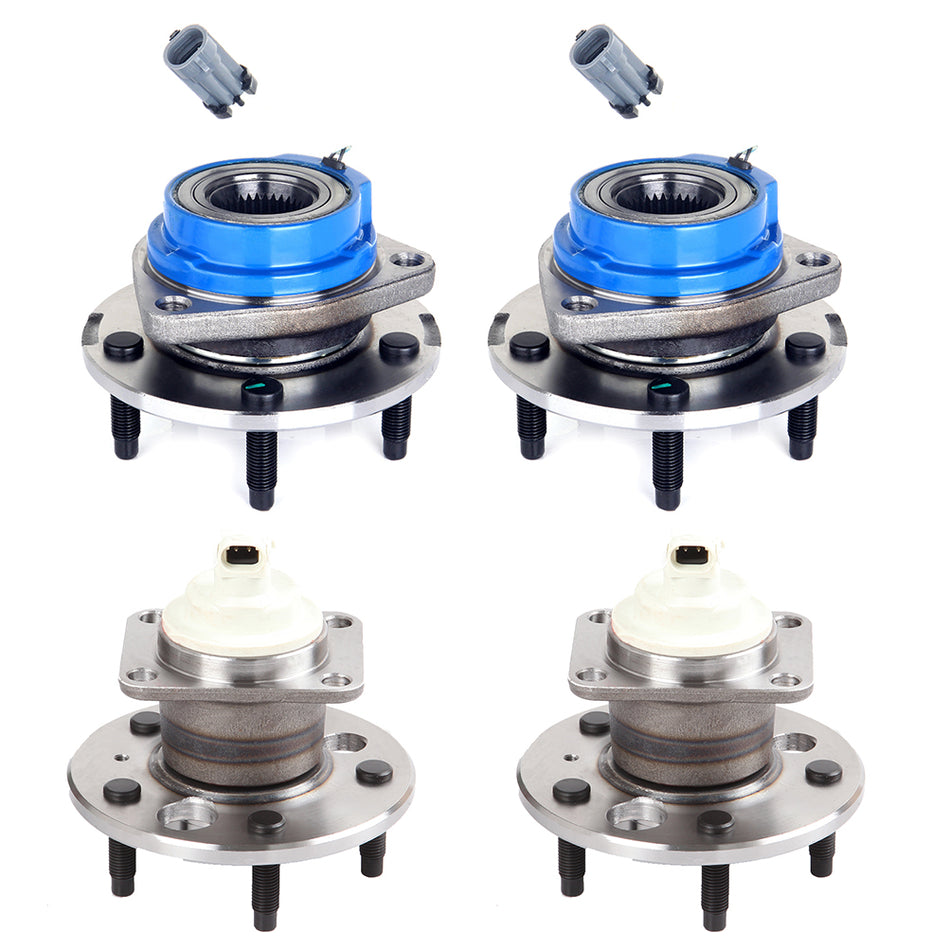Front Rear Wheel Hub Bearing Assembly 04-05 Buick Century 05-09 Buick LaCrosse