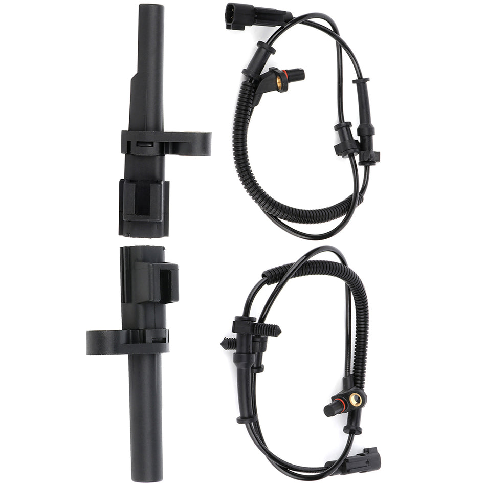4 Pcs Front and Right LH & RH Side ABS Speed Sensor Fits Ram 1500 2011-2012 4.7L