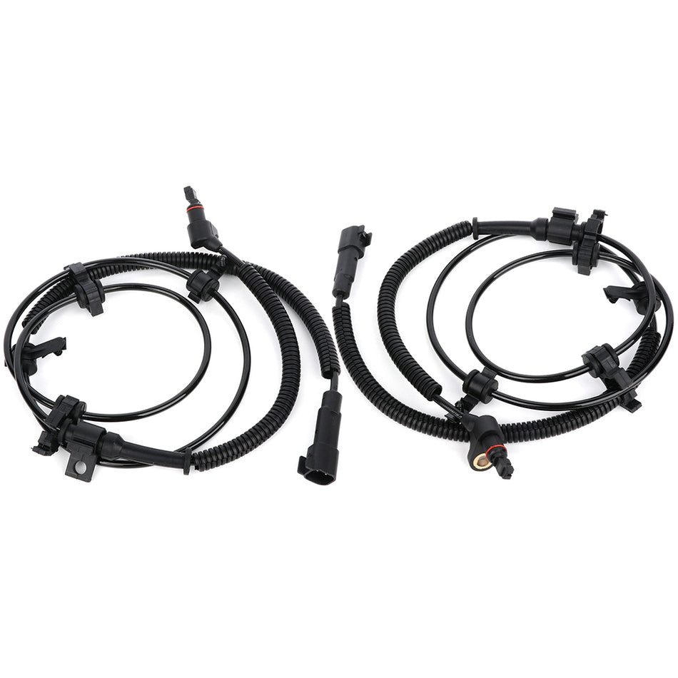 Set 2 Front ABS Wheel Speed Sensor Fits Dodge Journey & 2002-2007 Jeep Liberty