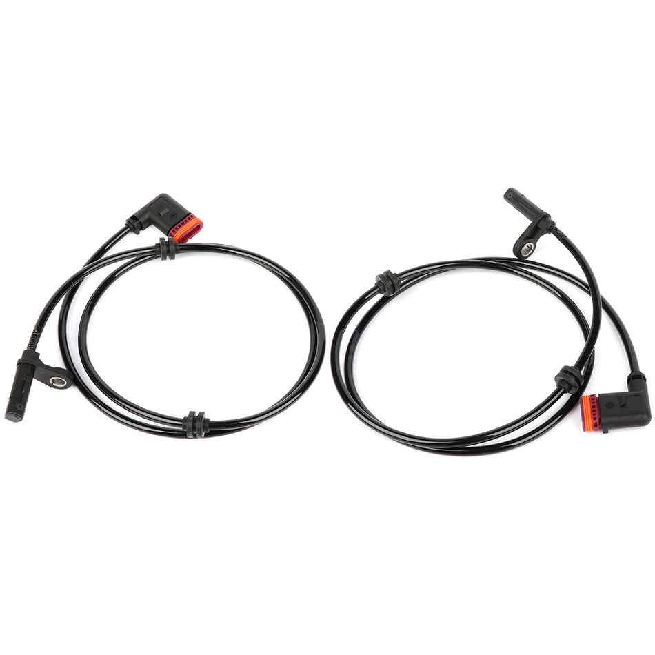 2 X Rear Left & Right Side ABS Sensor For Mercedes-Benz C350 & C63 AMG 2008-2015