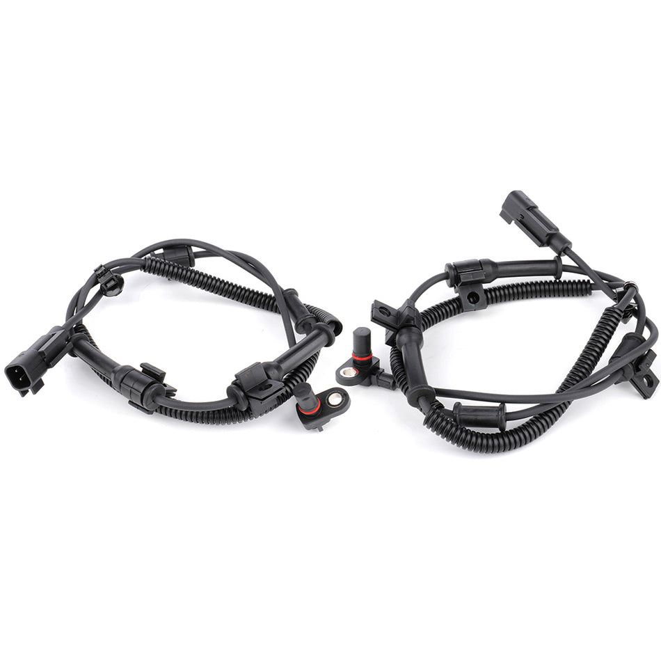 Fits Ford F-550 Super Duty 2009-2012 Pair 2 Front Rear RH & LH ABS Speed Sensor