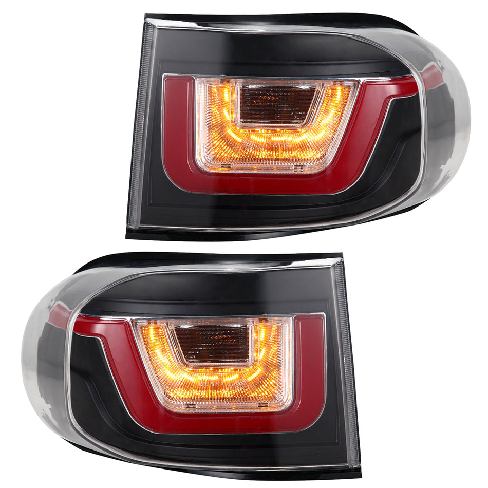 Fits 2007-2014 Toyota FJ Cruiser LED Headlight & Taillights w/Grilles 5pcs set