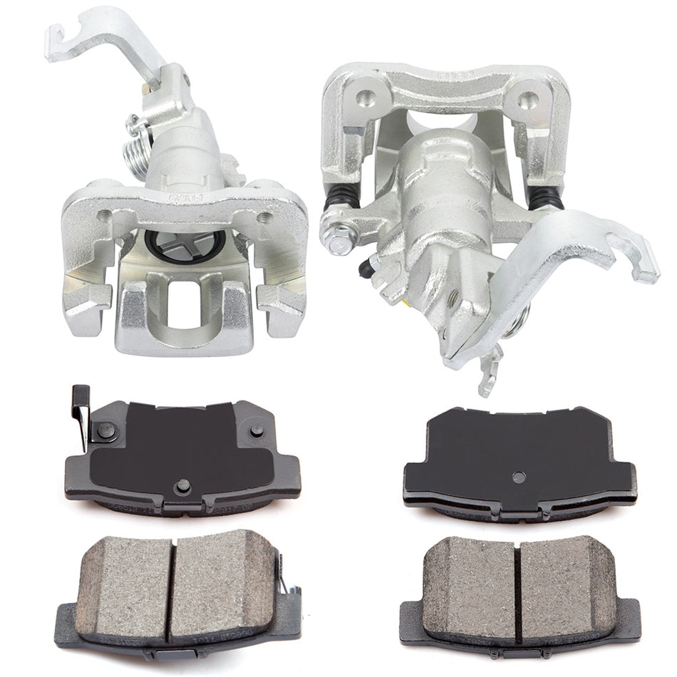 Rear Brake Calipers And Ceramic Pads For Honda Accord 1998 1999-2002 2006-2007