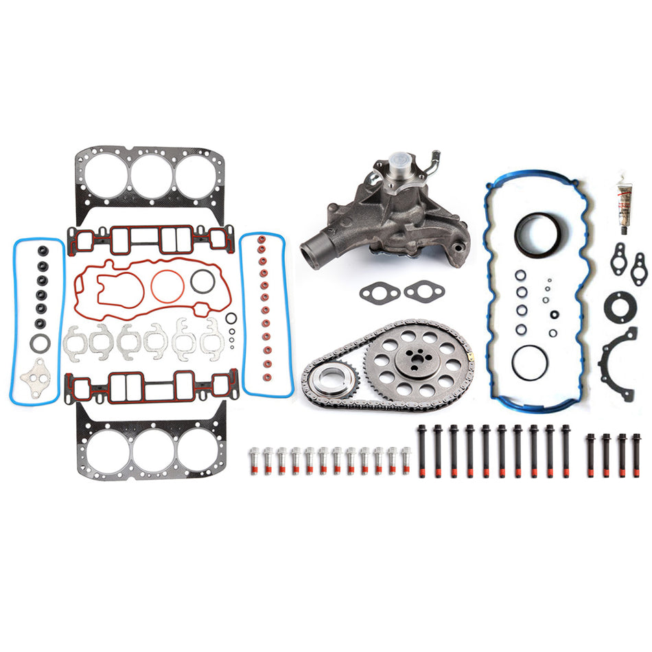 99-01 GMC Jimmy 99-05 Chevrolet Blazer Full Gasket Set Head Bolts&Timing Chain Kit
