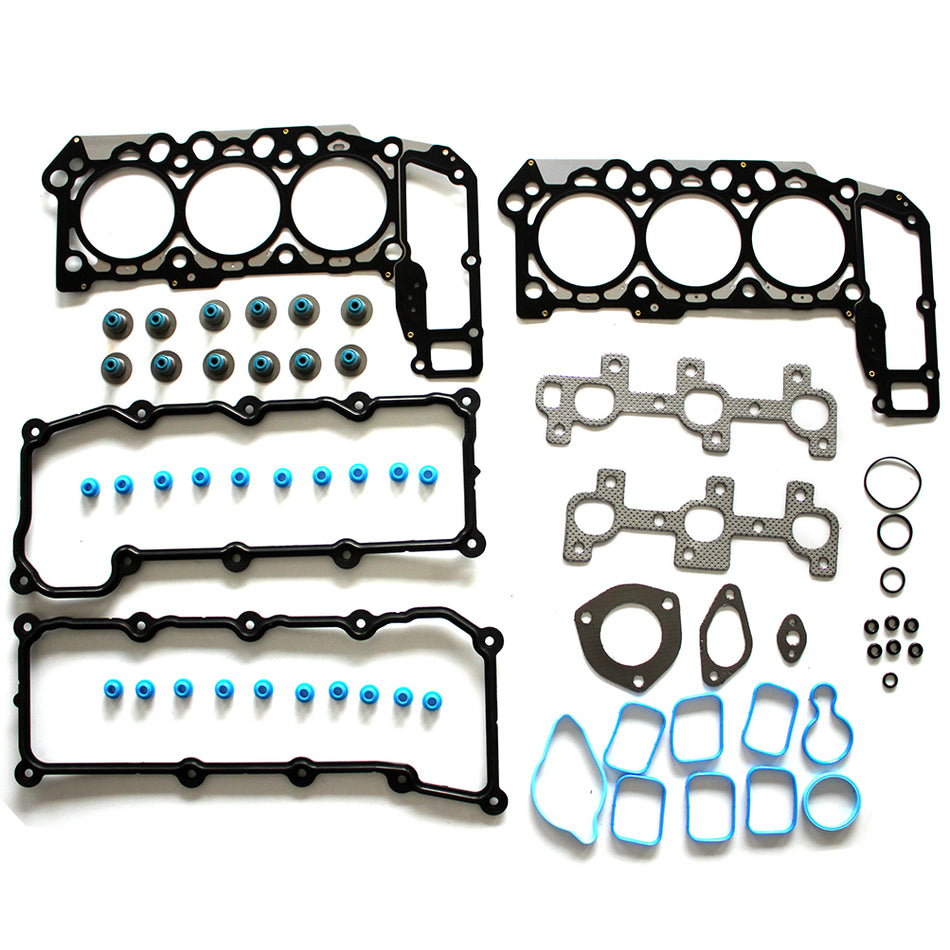 02-03 Jeep Liberty Full Gasket Set Bolts Timing Chain Kit Water Pump