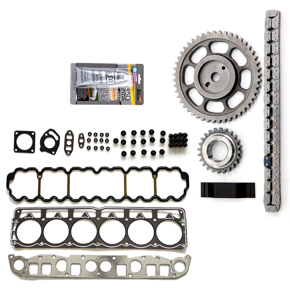 Cadillac Chevy GMC 4.8 5.3L 6.2L 6.0L Oil Pan Gasket and Rear Main Seal Kit