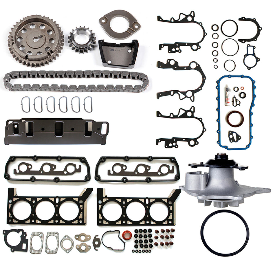 Full Gasket Set Water Pump For 01-04 Dodge Caravan 01-03 Chrysler Voyager