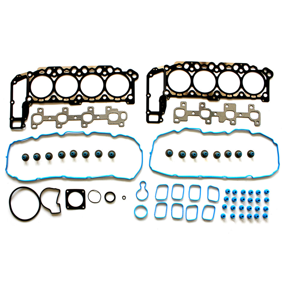 Timing Chain Kit Timing Cover Gasket Head Bolts For 02 Dodge Ram 1500 4.7L SOHC