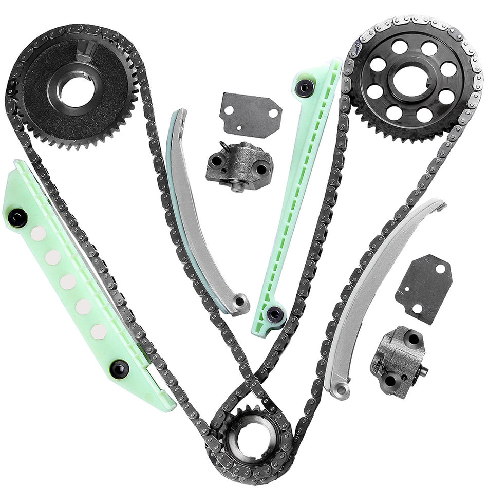 Full Gasket Set Timing Chain Kit Head Bolts For 99-00 Ford Mustang 4.6L V8 SOHC