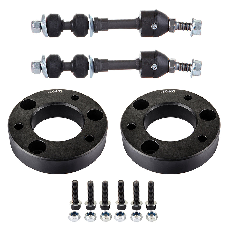 Front Sway Bar End Link 2 inch Front Leveling Lift For 2005-2008 Ford F-150