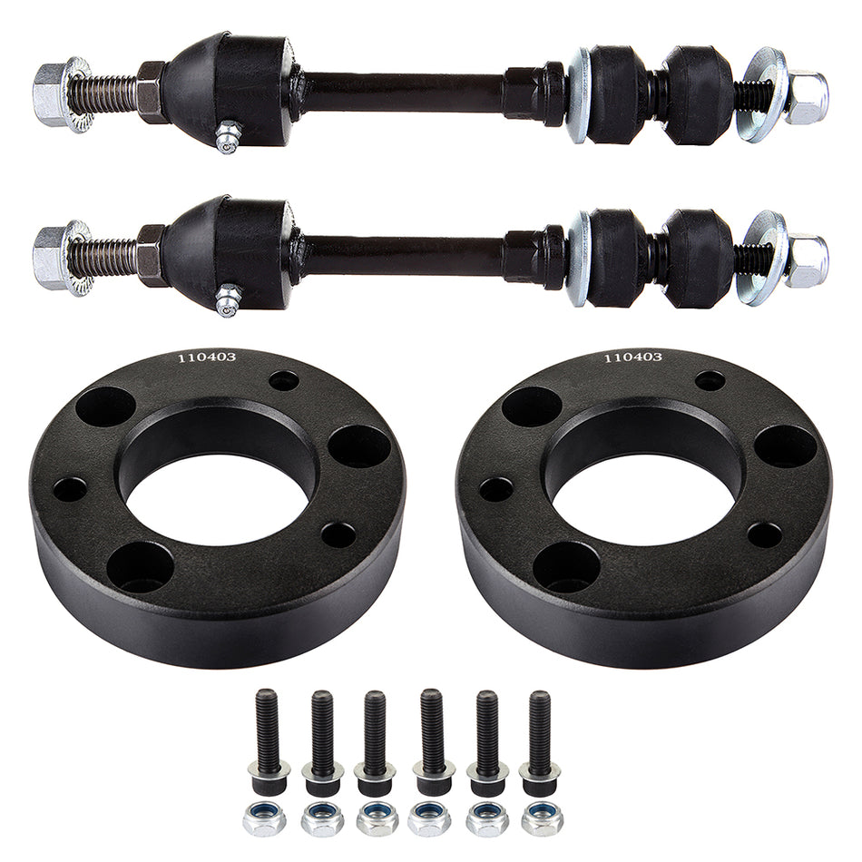 Front Sway Bar End Link 2inch Front Leveling Lift For 2005-2008 Ford F-150