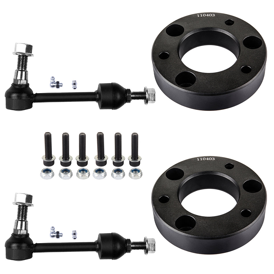 Front Sway Bar End Link 2inch Front Leveling Lift For 2004 2005 Ford F-150 K80279