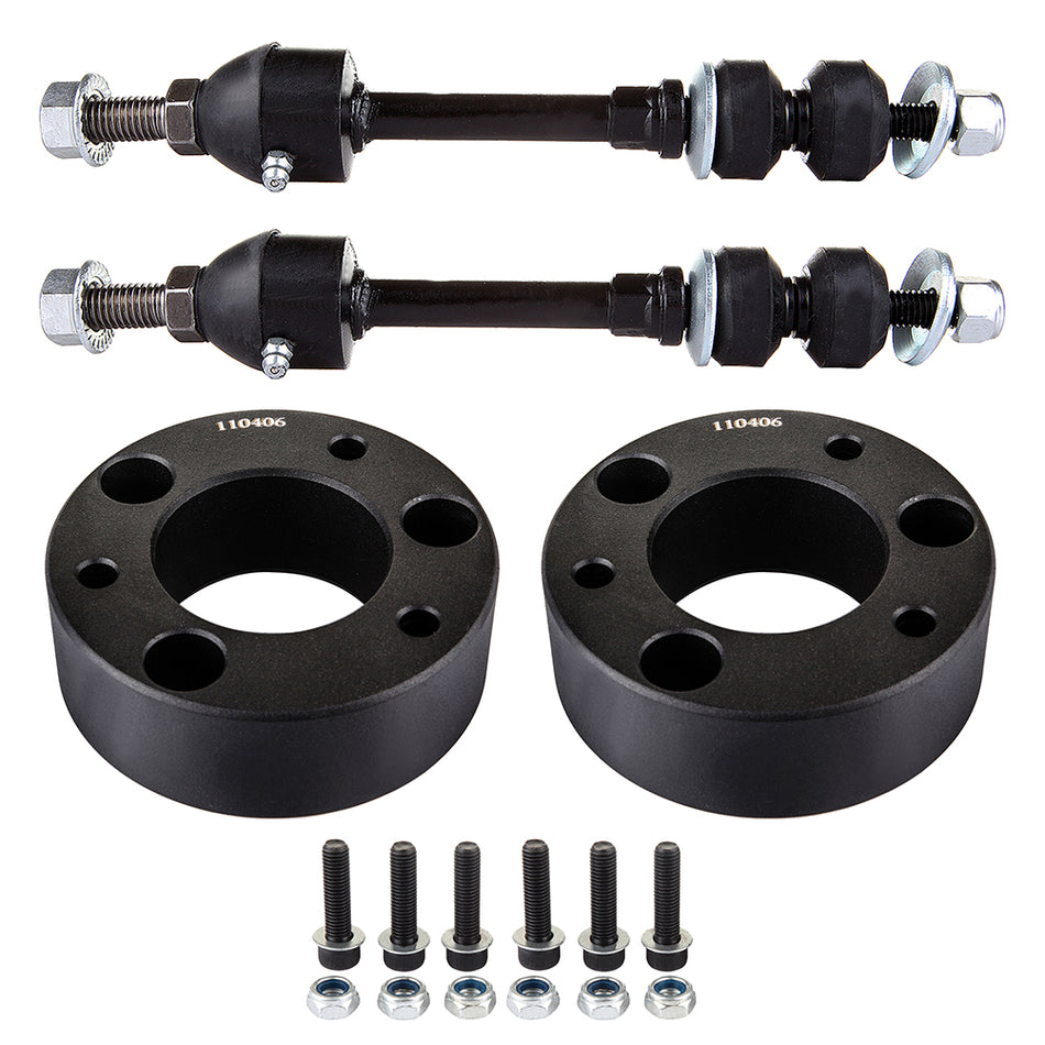 Front Sway Bar End Link 3inch Front Leveling Lift For 2005-2008 Ford F-150