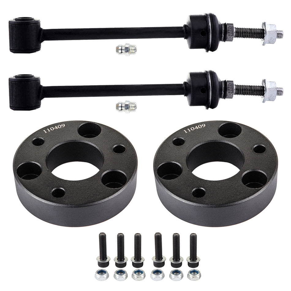 4pcs Stabilizer Bar Link 2 inch front leveling lift kit For 2006 2007 Dodge Ram