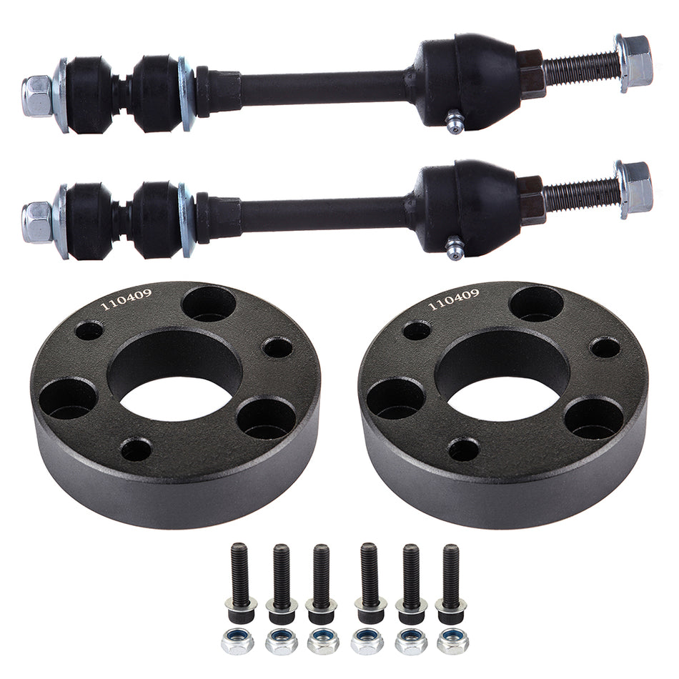 4pcs Stabilizer Bar Links+ 2 inch front leveling lift kits For Dodge Ram 1500