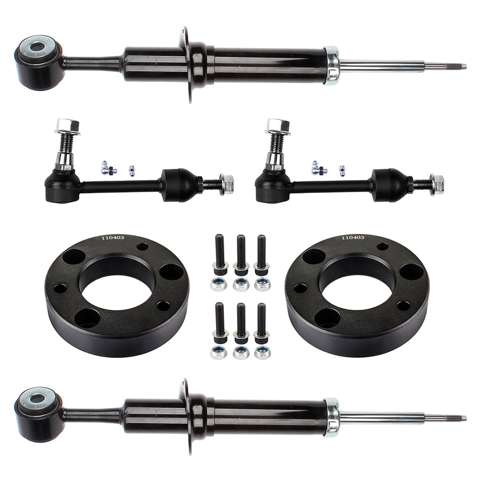 6x Suspension 341601F/71361 Shocks Struts Leveling Lift Kit For 04 05 Ford F-150
