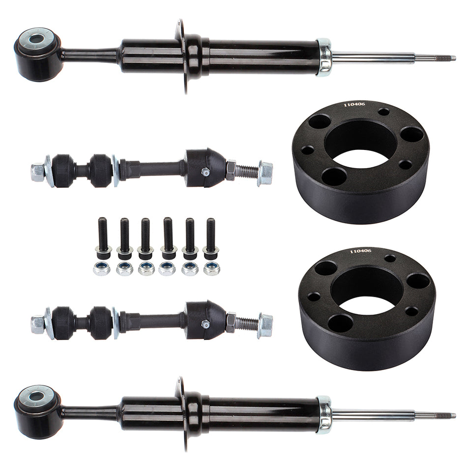 6pcs Sway Bar Shocks Struts 3inch Front Leveling Lift Kit for 2005-2008 Ford F-150