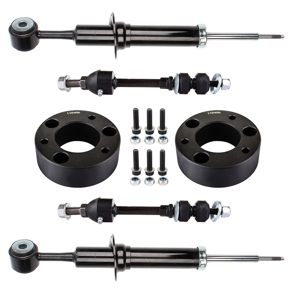 6pcs Sway Bar Shocks Struts 3inch Front Leveling Kit for 2005-2008 Ford F-150 2006