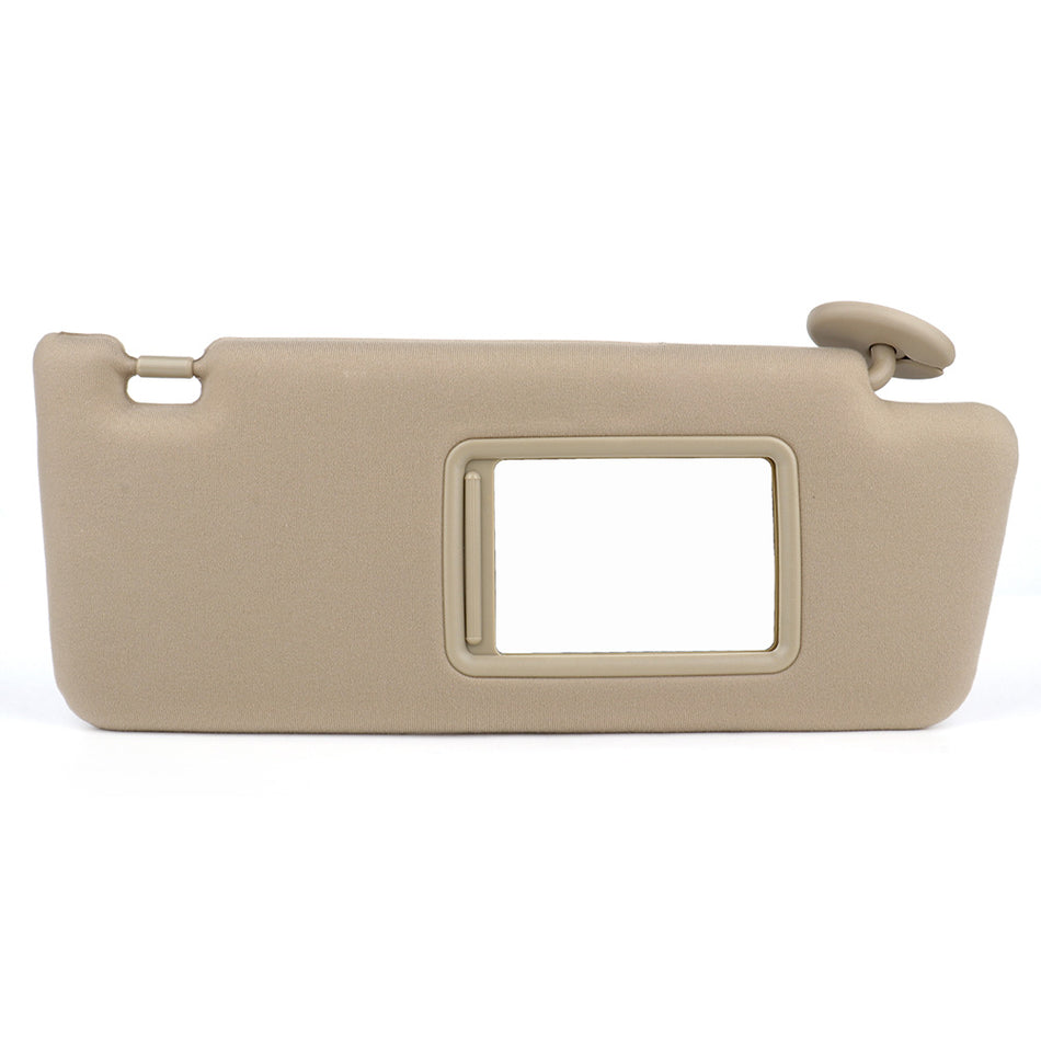 For Toyota Tacoma Cloth Tan Sun Visors LH & RH With Extensions & Mirror 2007