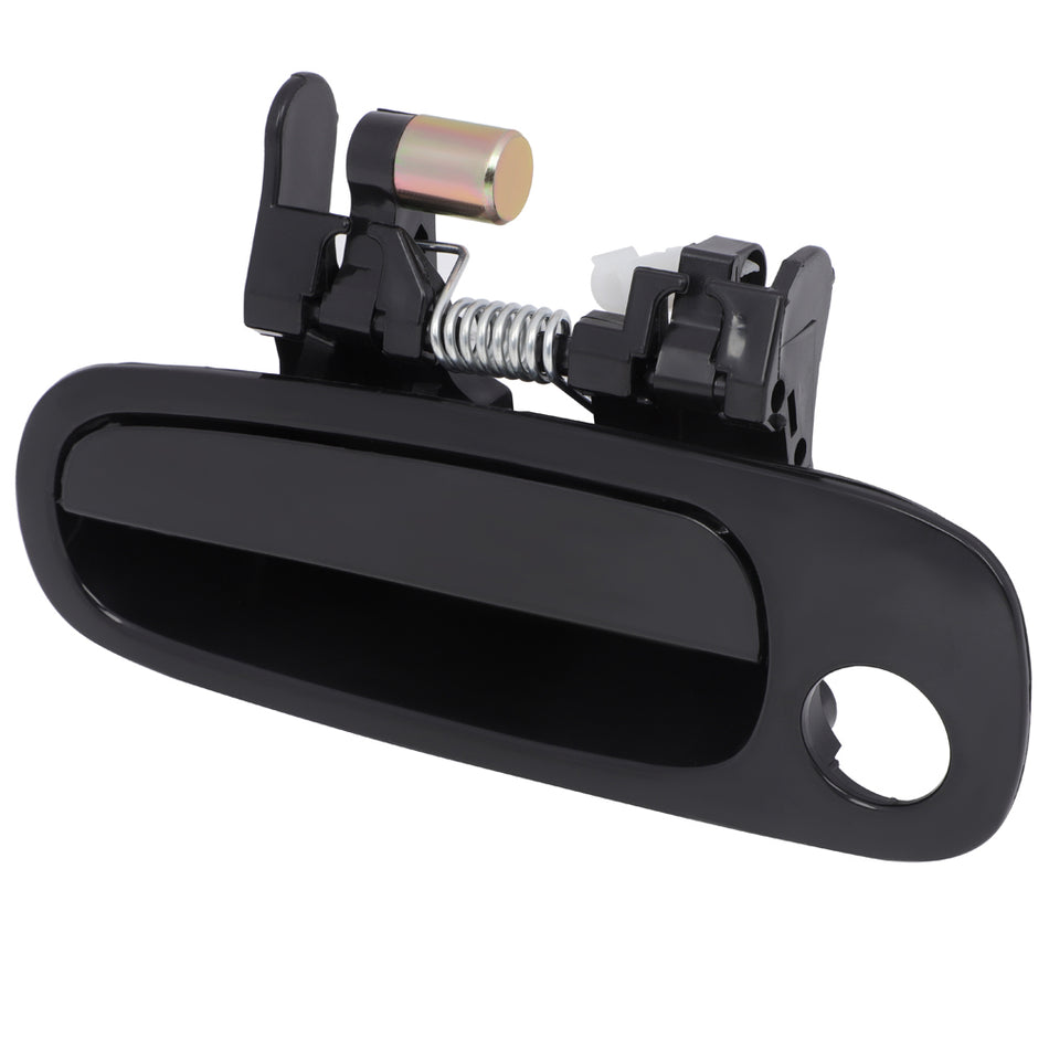 1998-2002 Toyota Corolla 4x Left Side Beige Interior Black Exterior Door Handle