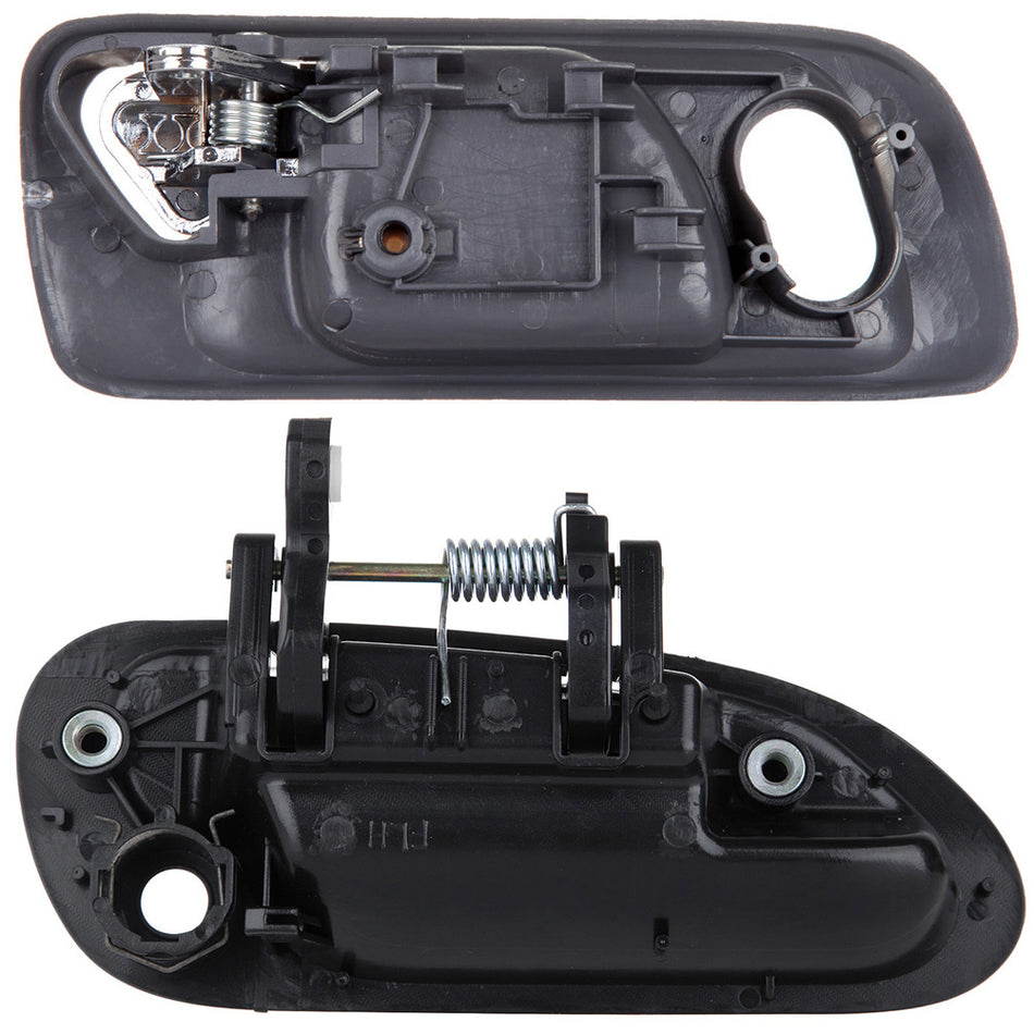 1998-2002 Honda Accord2x Front Left Side LH Interior Exterior Door Handles