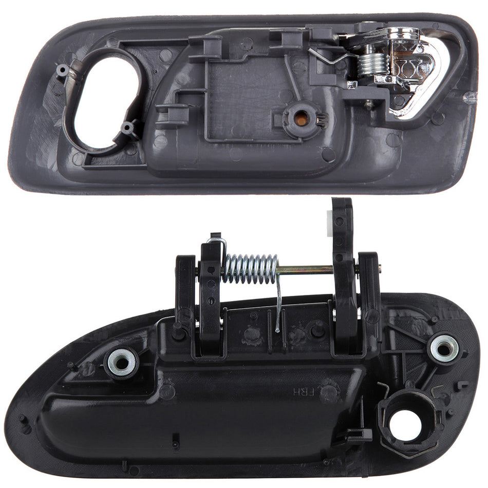2x 1998-2002 Honda Accord Outside & Inside Door Handles Front Right Side