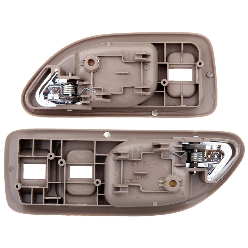 2x 1994-1997 Honda Accord Interior Door Handle Front Rear Right Side Beige