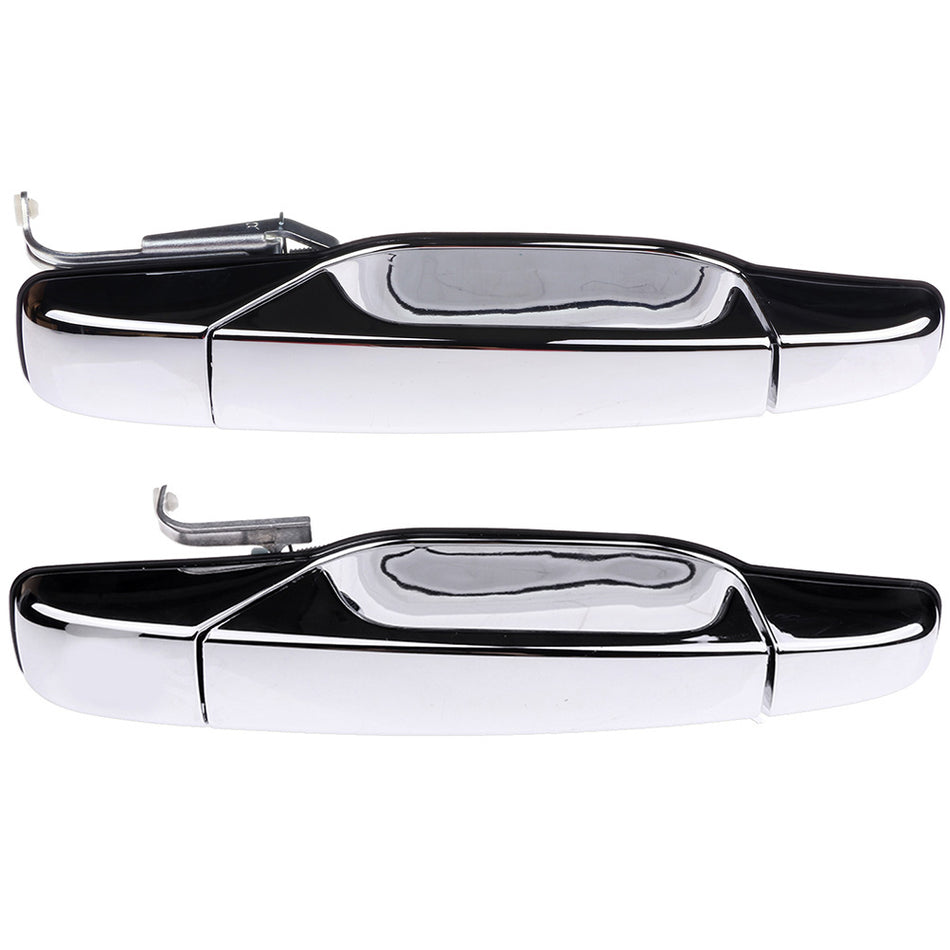 2x Front Rear Right Side Exterior Door Handles and 07-14 Chevrolet Tahoe Cadillac GMC Yukon
