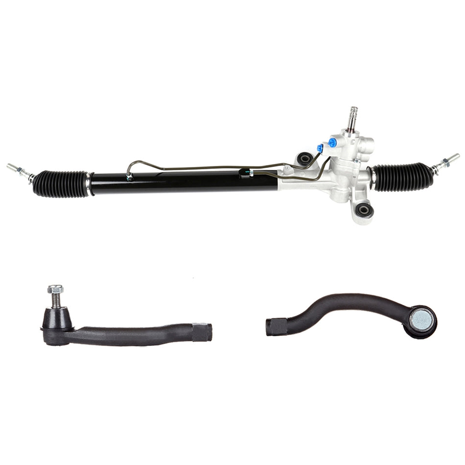 For 2008-2012 Honda ACCord Power Steering Rack And Pinion + Outer Tie Rods