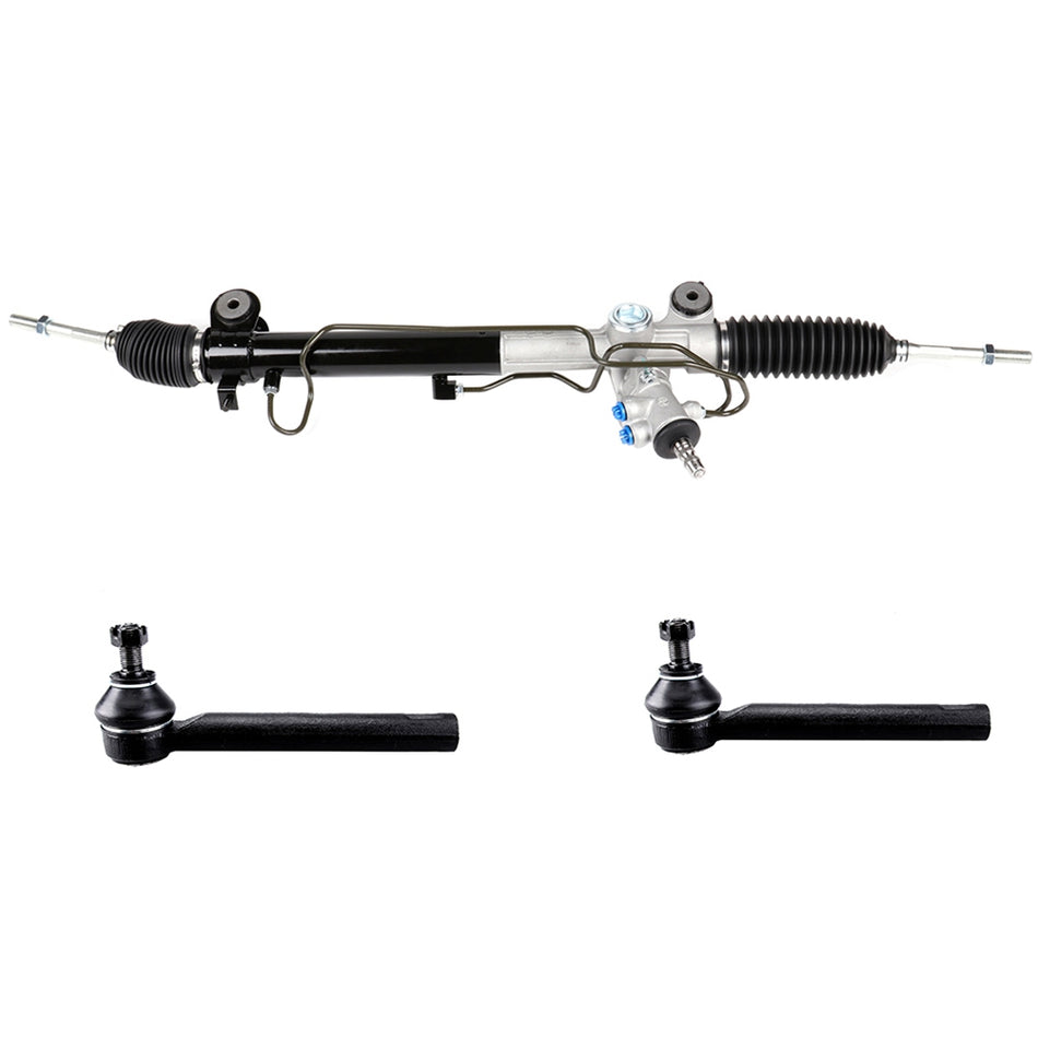 Complete Rack & Pinion Assembly,2 Outer Tie Rod For Rx330 Rx350 Highlander