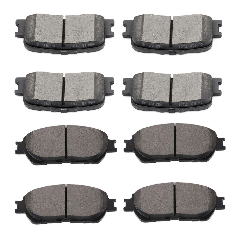 Front And Rear Ceramic Pads For 05-06 Toyota Camry 02-03 Lexus ES300