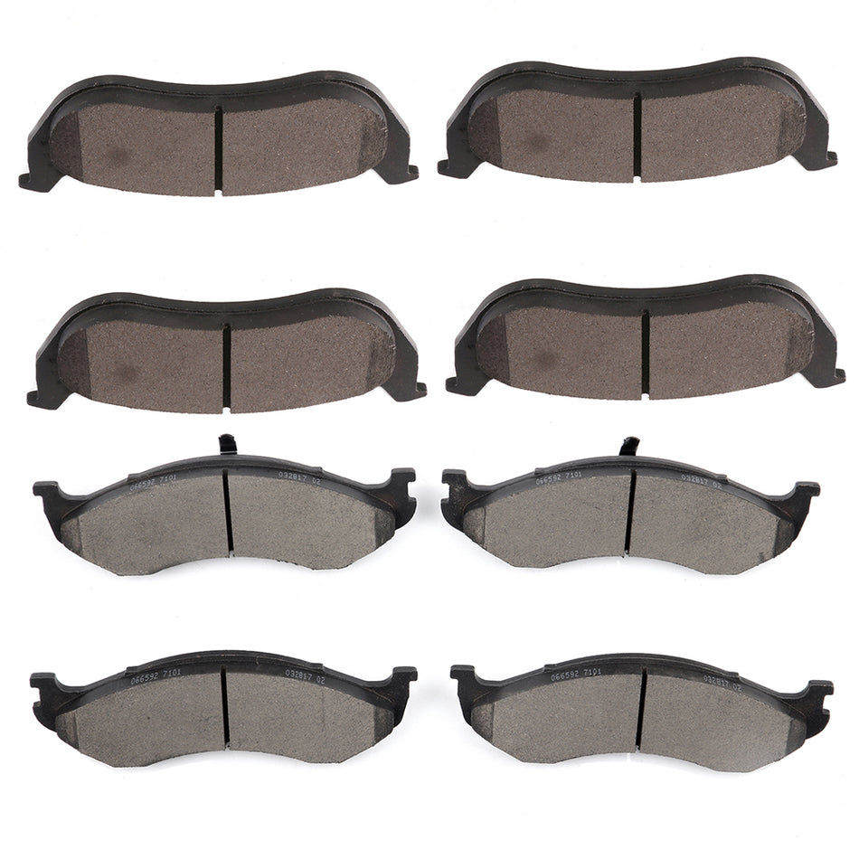2003-2006 Jeep Wrangler Front Rear Ceramic Brake Pads