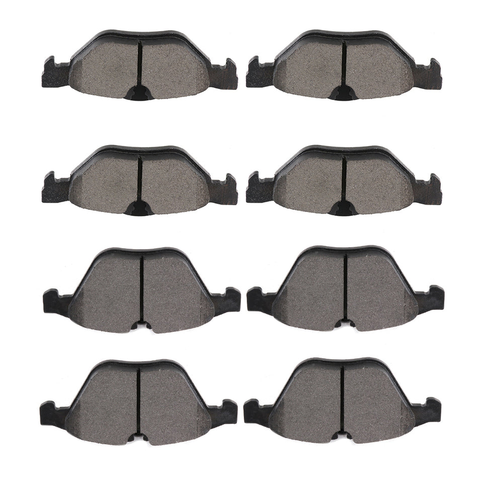 Front And Rear Performance Ceramic Pads For 07-13 BMW 328i 09-13 BMW 328i xDrive 8pcs