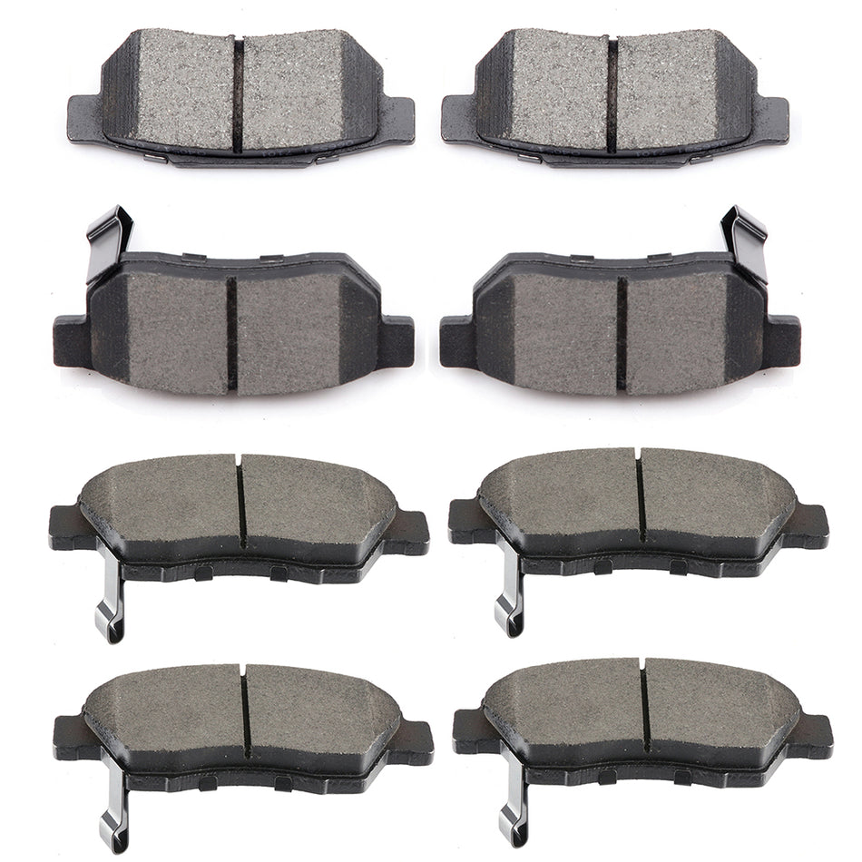 1994-1997 Honda Civic del Sol Front Rear Ceramic Brake Pads