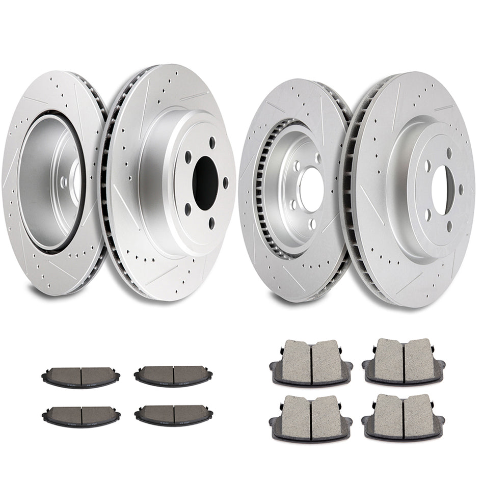 Ceramic Brake Pads And Rotors For 09-18 Dodge Challenger 06-18 Dodge Charger