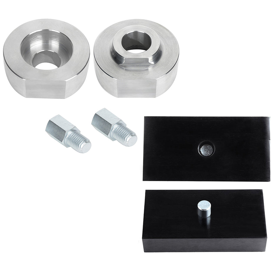 2 inch Front 1 inch Rear Leveling Kit For Ford F-250 F-350 Super Duty 2000-18 2WD Silver