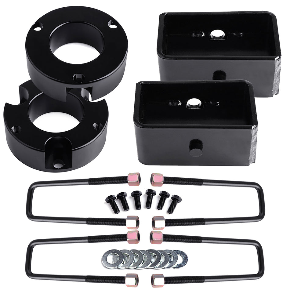 3 inch Front and 3 inch Rear Leveling Lift Kit For Toyota Tacoma 2005-2019 2WD and 4WD Black