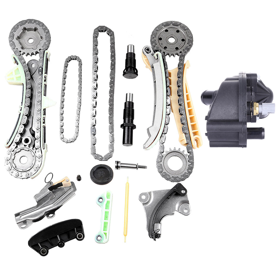 2002-2009 4.0L Ford Explorer,2001-2005,2007-2009 Ford Explorer Sport Trac Timing Chain Coolant Thermostat Housing Kit 1 set