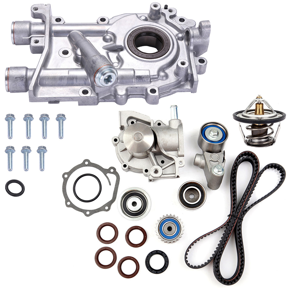 Timing Belt Kit Water Pump Thermostat For 00-05 Subaru Legacy Outback SOHC 2.5L