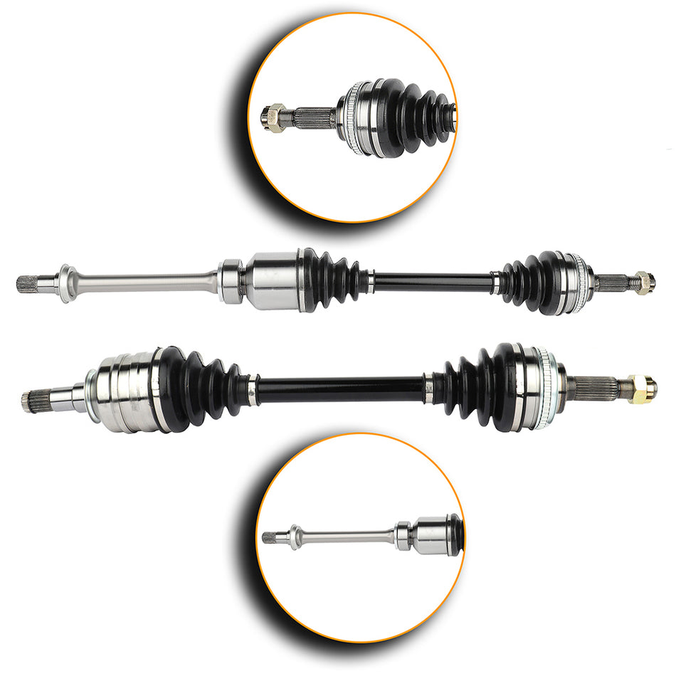 2X For Toyota 1992-01 Camry 1999-01 Solara L4 Front CV Axle Shaft Assembly