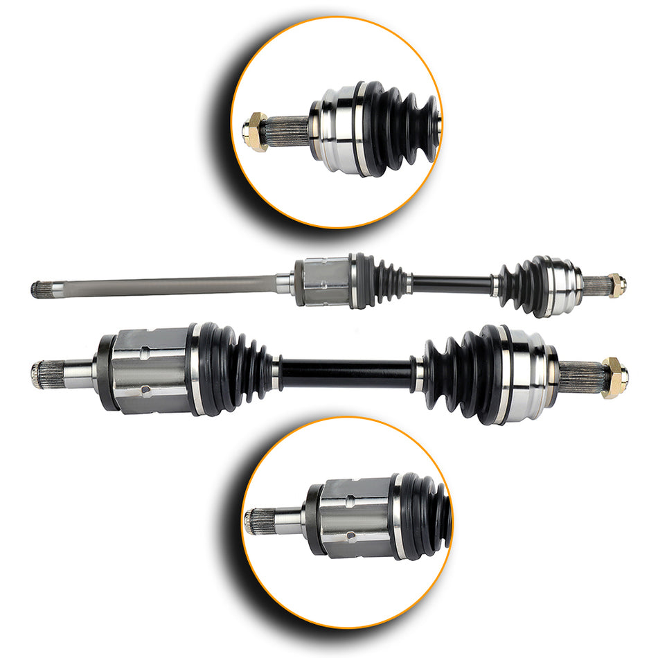 For BMW X5 3.0i 3.0L 4.6is 4.6L 4.8is 4.8L 01-06 2pc Front LH&RH CV Axle Shaft