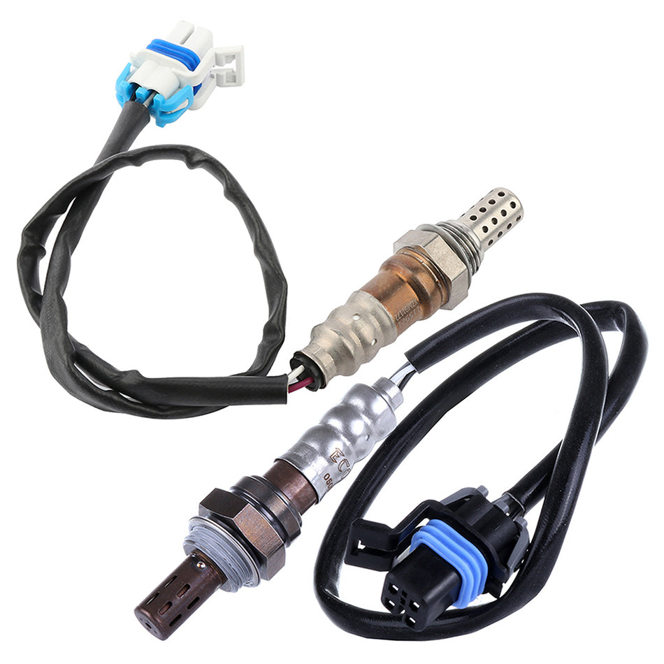 2pcs O2 Oxygen Sensor Upstream&Downstream Fits 2007 Chevy Silverado 1500 4.8L