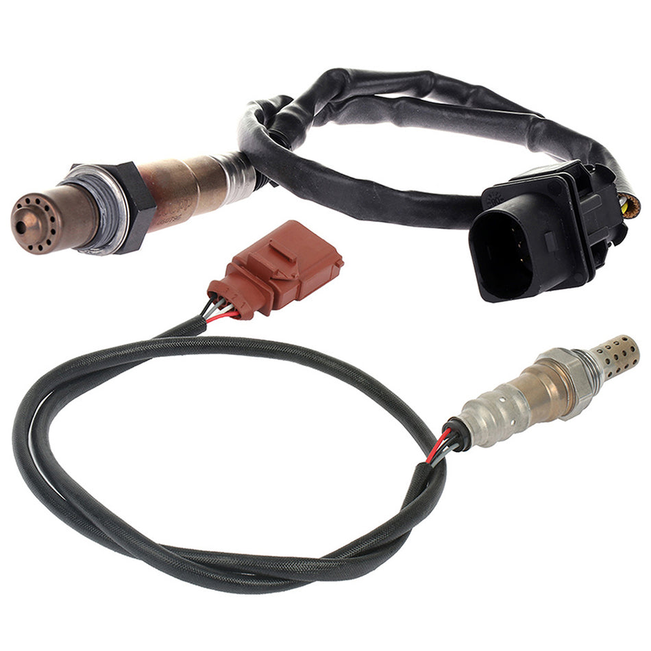 2pcs Upstream&Downstream for Audi TT 2.0L 08-09 Air Fuel Ratio Oxygen o2 Sensor