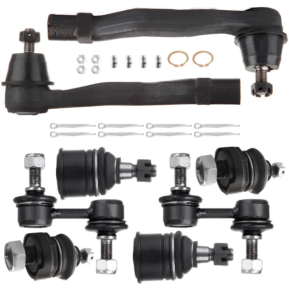Front Ball Joints Steering Sway Bar Tie Rod End For 1997 98 99 00 01 Honda CR-V