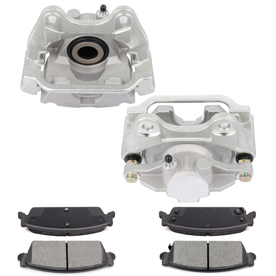 Rear Brake Calipers And Ceramic Pads For Chevrolet Silverado Suburban 1500 Tahoe