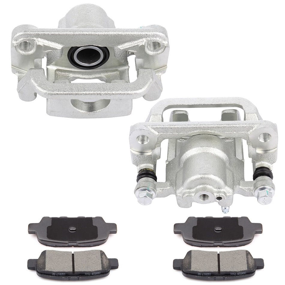 Rear Brake Calipers And Ceramic Pads For Nissan Altima Juke Maxima Sentra