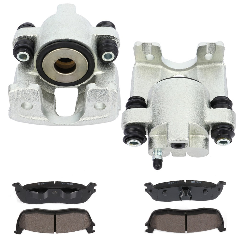 Rear Brake Calipers And Ceramic Pads For Ford Expedition F-150 Lincoln Blackwood
